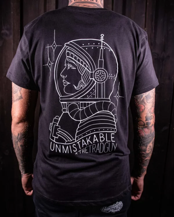 Unmistakable - Explore Space T-Shirt - Thetratdguy - Schwarz für Männer - Rückenansicht