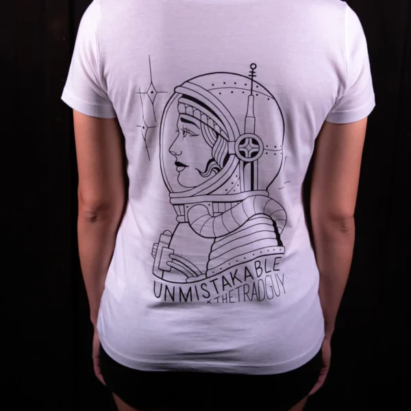 Unmistakable - Explore Space T-Shirt - Thetratdguy - Weiß für Frauen - Rückenansicht