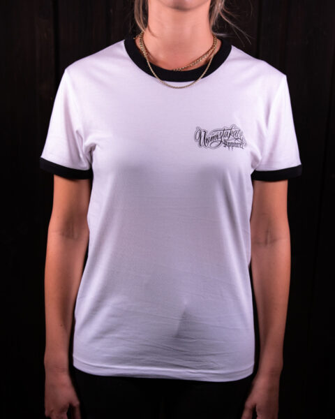 Unmistakable - The Ringer T-Shirt - Weiß für Frauen - Frontansicht