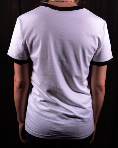 Unmistakable - The Ringer T-Shirt - Weiß für Frauen - Rückenansicht